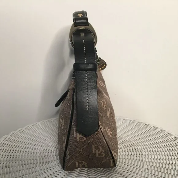 Dooney & Bourke Tan/black Signature Shoulder Bag - Picture 5 of 13